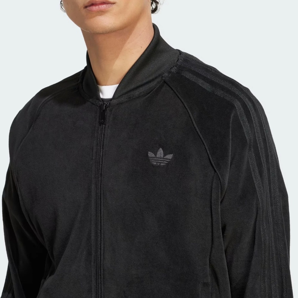 NWT Men’s Adidas Velour Track Jacket